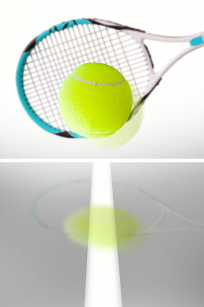 球场上的网球图片下载