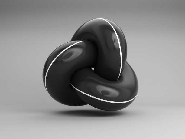 有机球形黑色标志图片下载