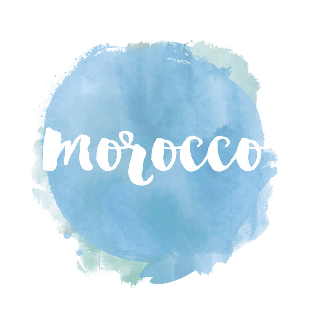摩洛哥水彩背景图片下载
