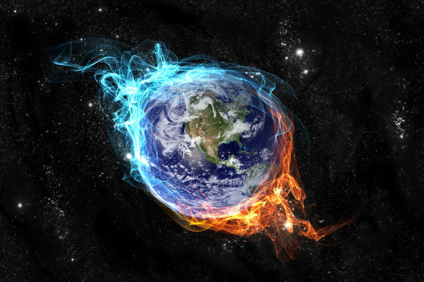 地球被火焰吞没图片下载