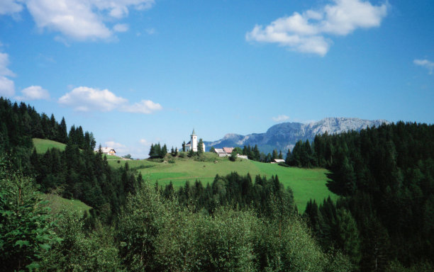 高山教堂图片下载