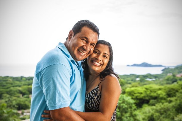 快乐的拉丁裔夫妇图片下载