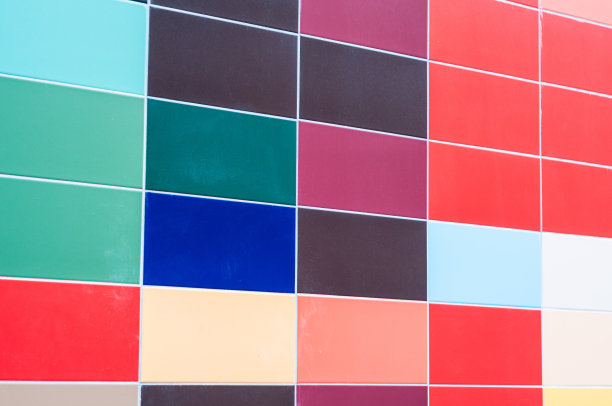 彩色瓷砖外墙图片下载