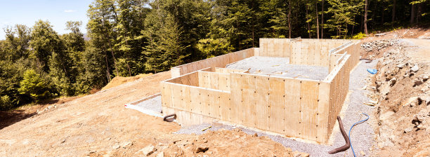 阿巴拉契亚地区的住宅建筑工地图片下载