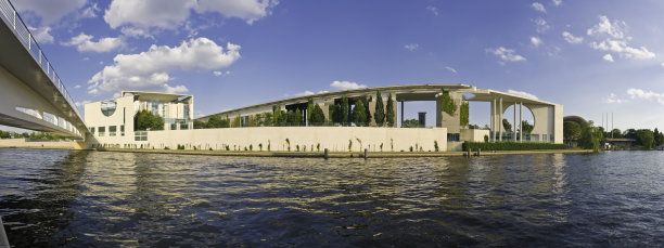 柏林河施普雷夏季全景图片下载