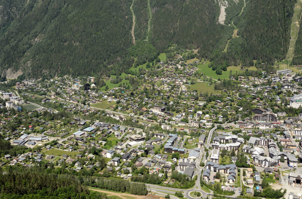 夏蒙尼山谷图片下载