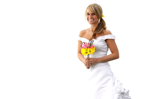 新娘孤立图片下载