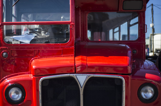 伦敦巴士特写图片下载