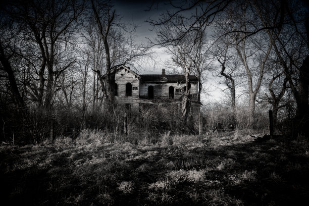 废弃的庄园图片下载