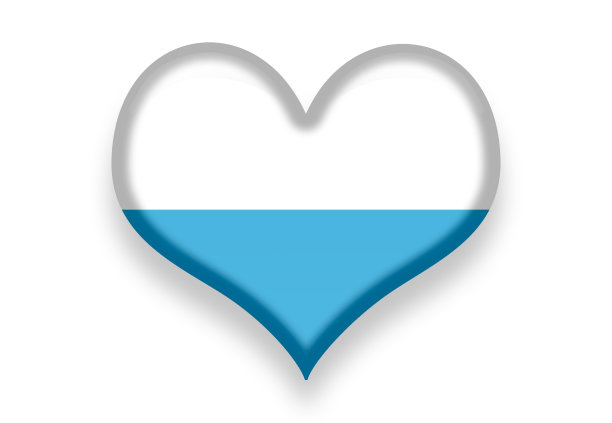 巴伐利亚州心形阴影图片下载