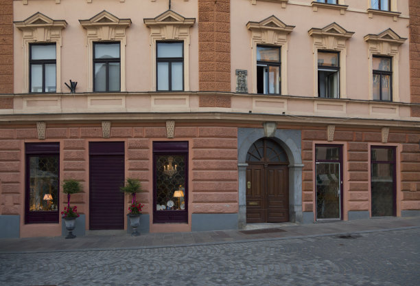 街道在卢布尔雅那图片下载