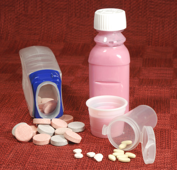 抗酸剂药物。图片下载