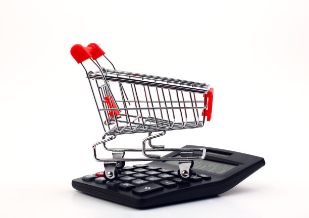 带计算器的购物车图片下载