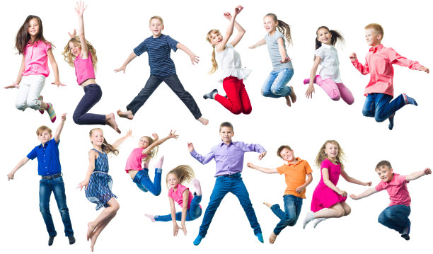 孩子们跳图片下载