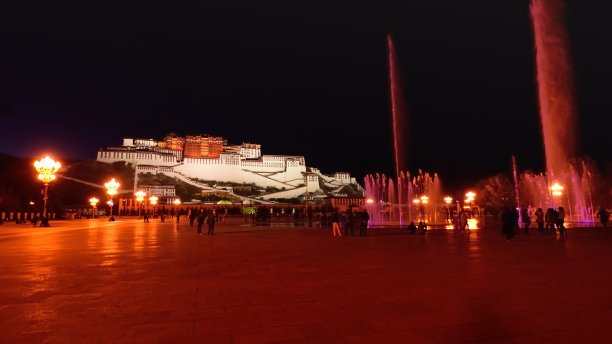 布达拉宫深夜06图片下载