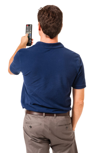 用遥控器遥控白色的因果商人图片下载