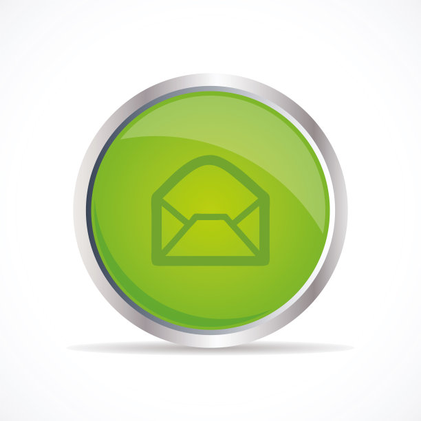 绿色邮件按钮图片下载