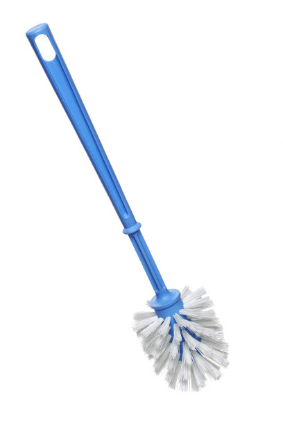 蓝色塑料马桶刷图片下载