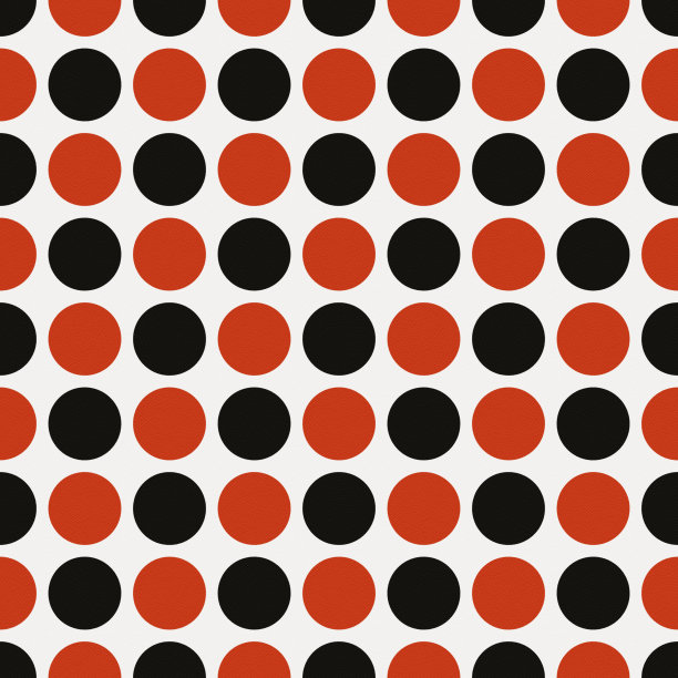无缝白色纸与橙色和黑色的点图片下载