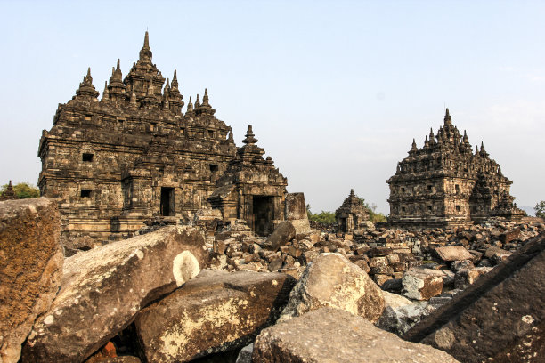 印尼中爪哇岛日惹附近的普拉山寺图片下载