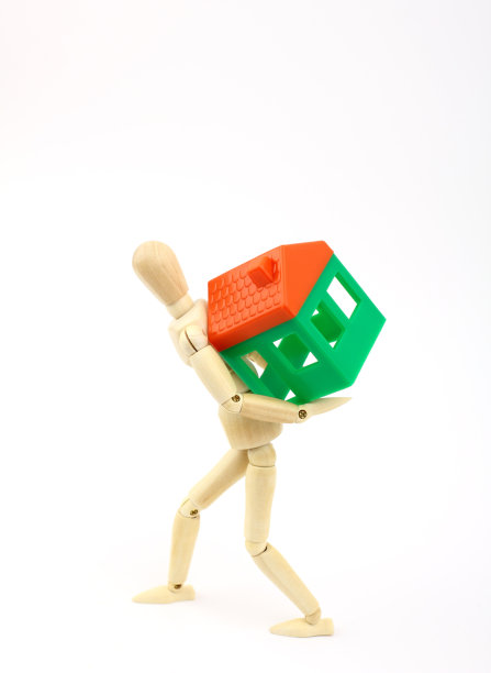 人工模型搬运房图片下载