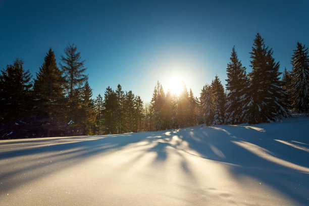 喀尔巴阡山脉的黎明图片下载