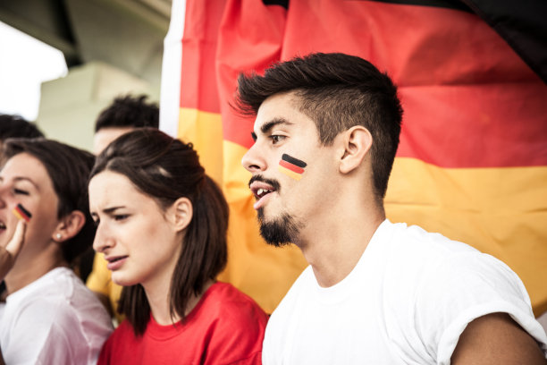 德国球迷在体育场图片下载