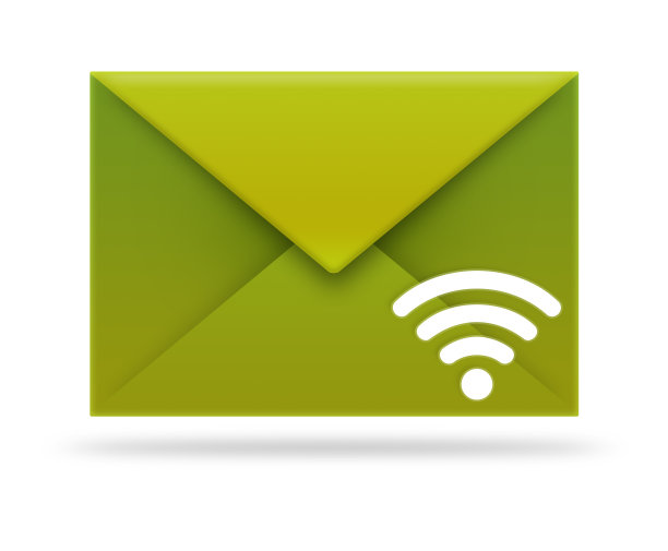 带有wi-fi图标的邮件图片下载