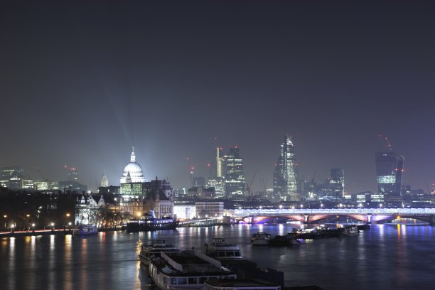 美丽的伦敦夜景图片下载