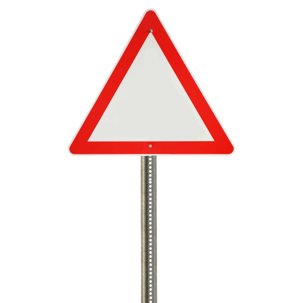 空白的路标图片下载