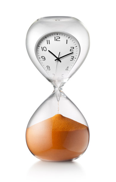 时间的流逝。沙漏钟。图片下载