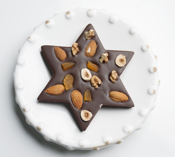 大卫之星糖果，犹太庆典。图片下载