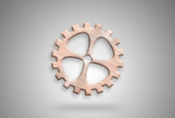 木制的齿轮图片下载