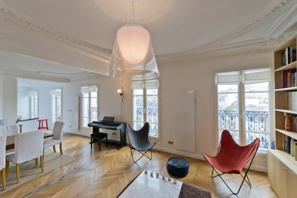 豪华住宅中的客厅素材图片