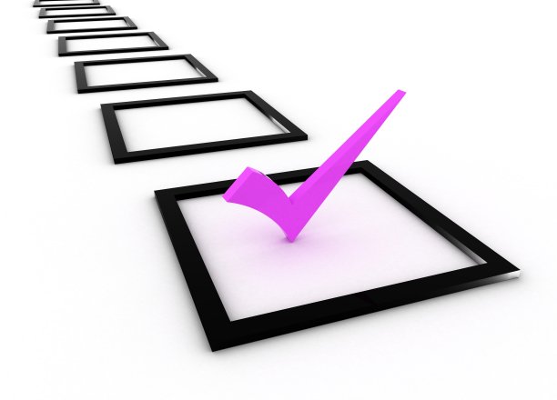 粉红色的选中标记图片下载