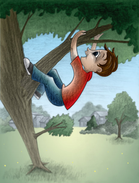 树的登山者图片下载