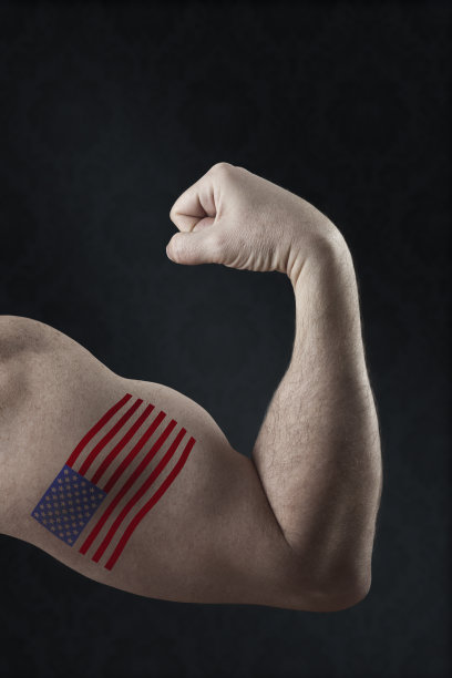 国旗的纹身图片下载