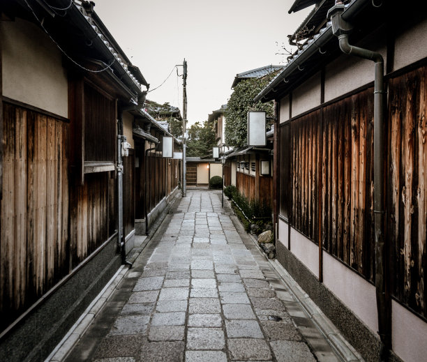 日本京都的传统日本街道图片下载