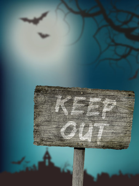 万圣节标志禁止入内图片下载