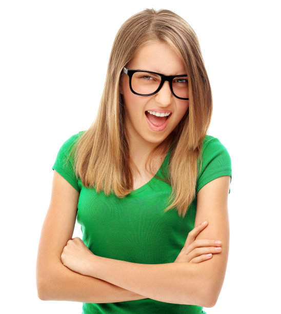 快乐的女孩。图片下载