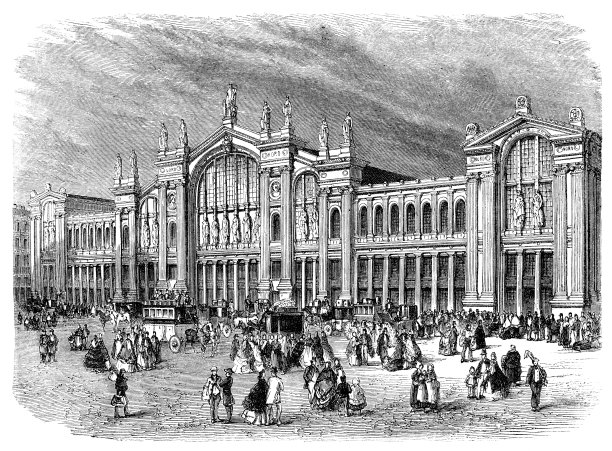 1866年法国巴黎大学北训训练站图片下载