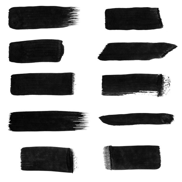 水彩形状元素集图片下载