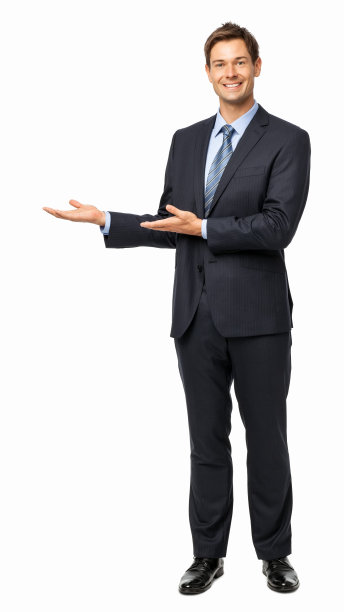自信的商人展示图片下载