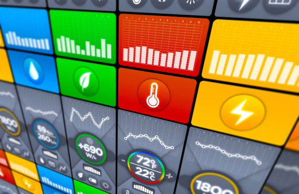 楼宇自动化:控制消费，温度，水，能源水平，效率图片下载