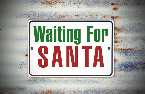 等待圣诞老人图片下载