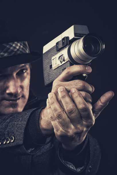 复古风格的摄影师图片下载