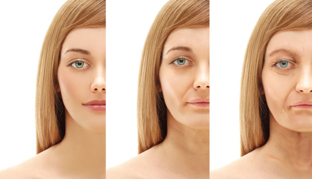 老化。成熟女人年轻的女人。图片下载