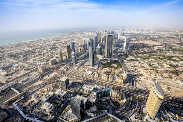 迪拜哈利法塔顶端图片下载