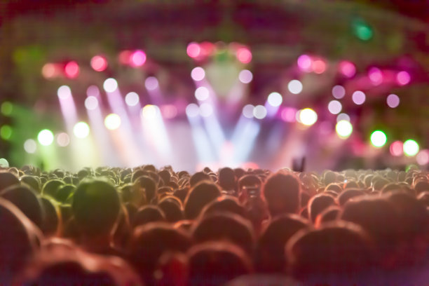 摇滚音乐会的人群图片下载