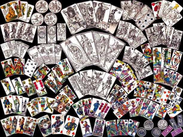 不同风格的扑克牌图片下载